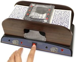 Brybelly Two Deck Wooden Automatic Card Shuffler